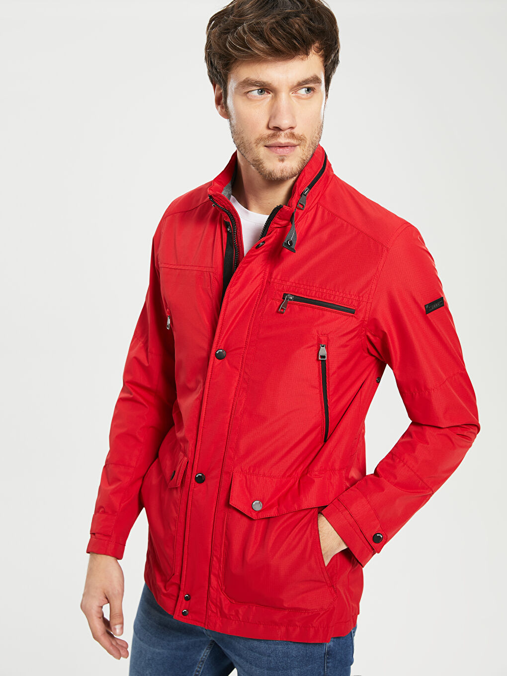 Man RED Coat-2