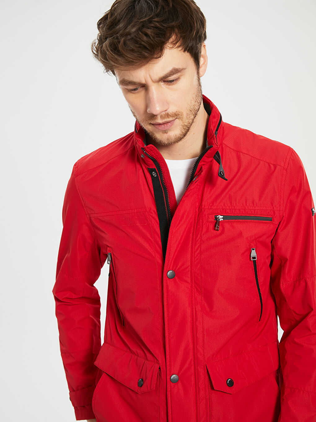 Man RED Coat-4