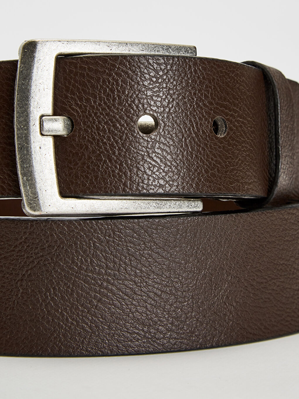 Kahverengi Deri Görünümlü Kemer-1