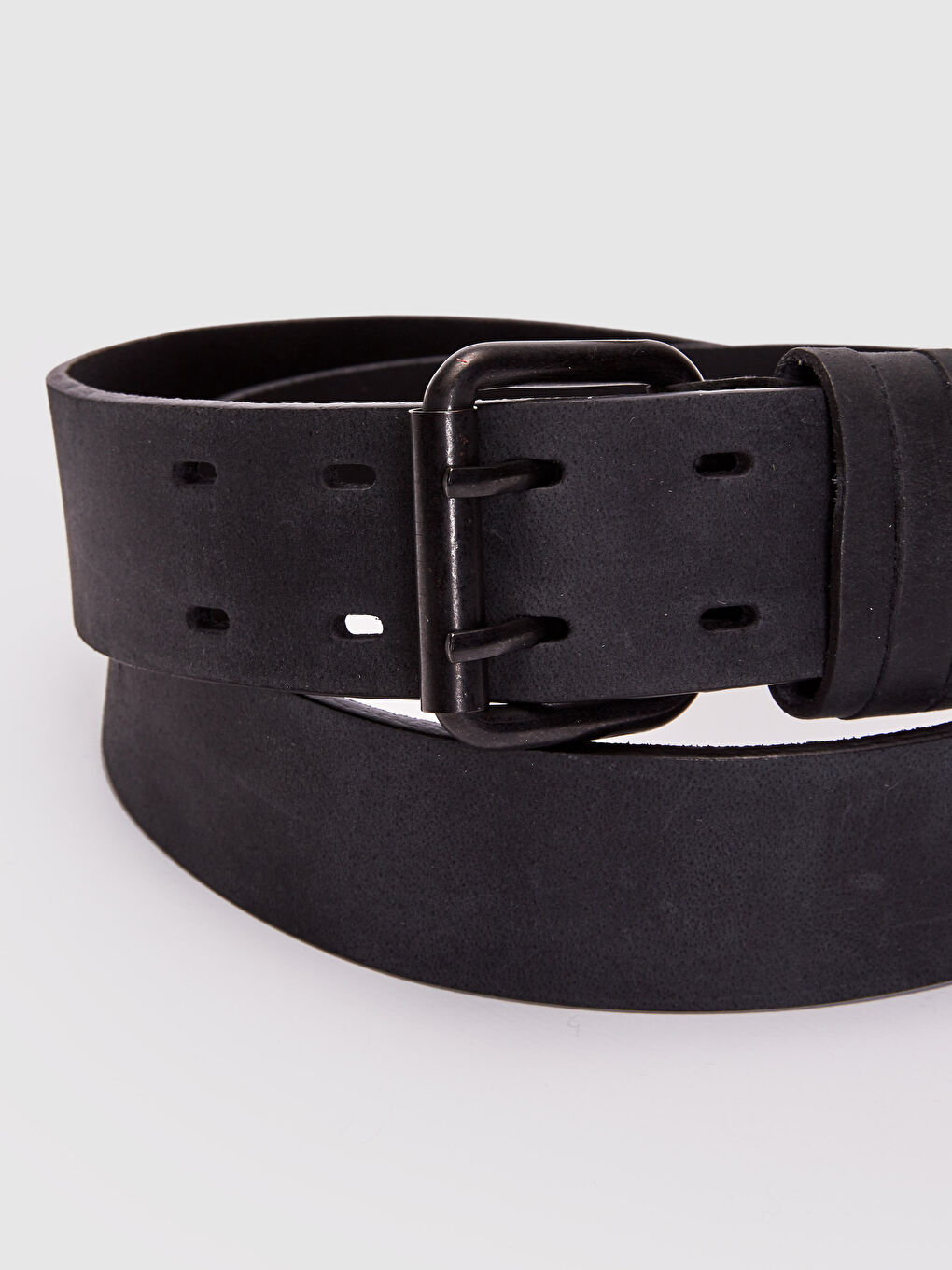 Siyah Hakiki Deri Erkek Kemer-2