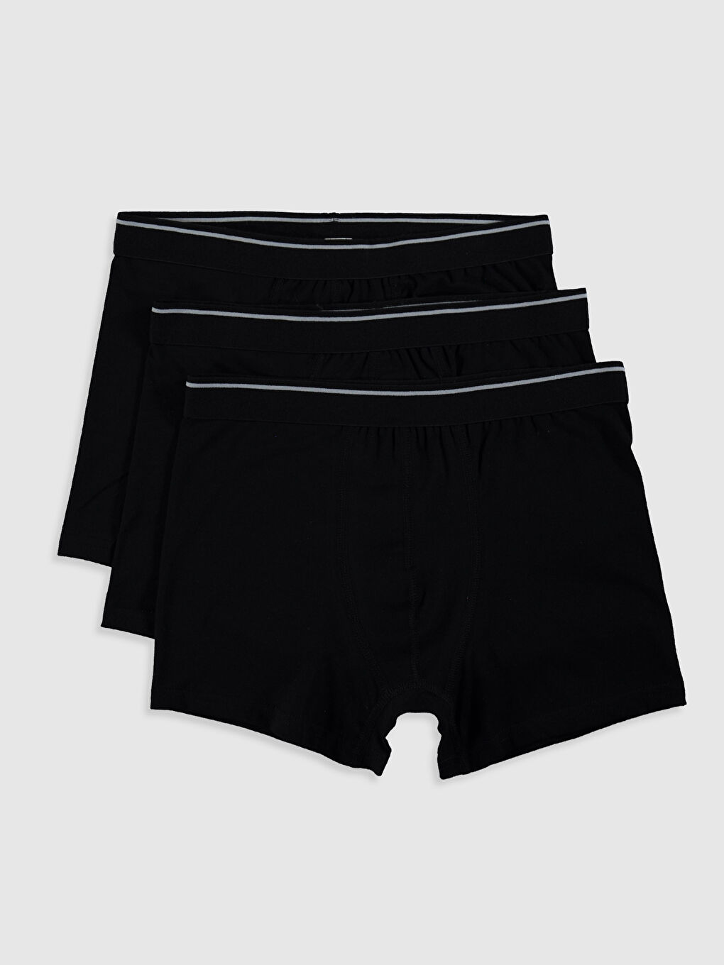 Siyah Standart Kalıp Erkek Boxer