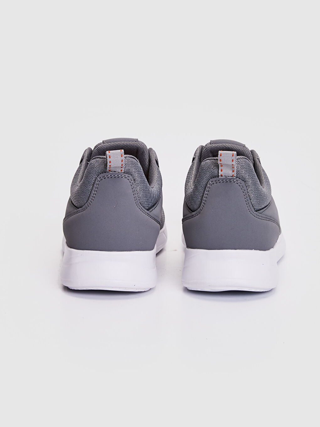 Gri File Detaylı Bağcıklı Erkek Aktif Spor Ayakkabı-3