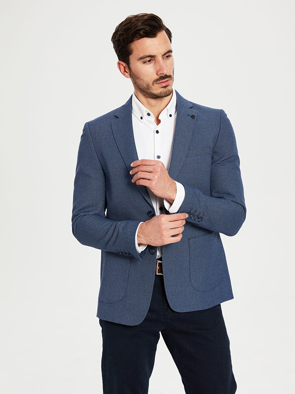 İndigo Erkek Blazer Ceket