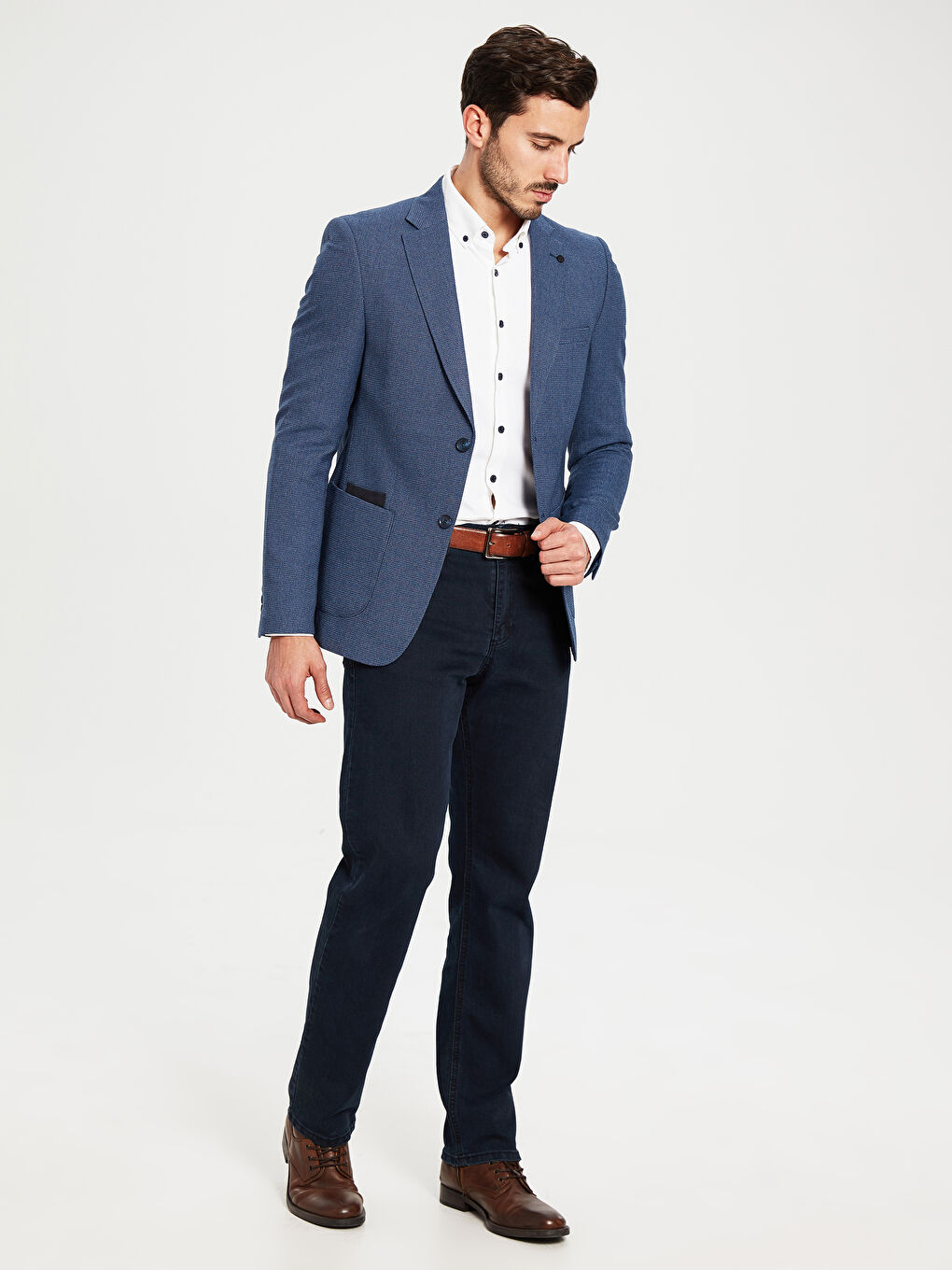 İndigo Erkek Blazer Ceket-3