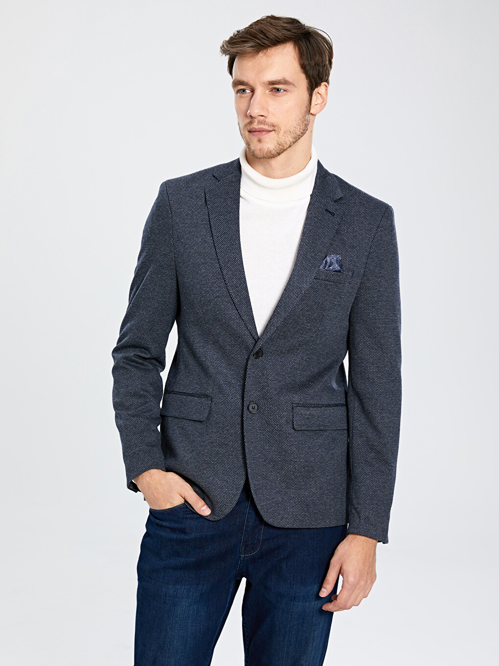 Sacou blazer Bleumarin Bărbat-1