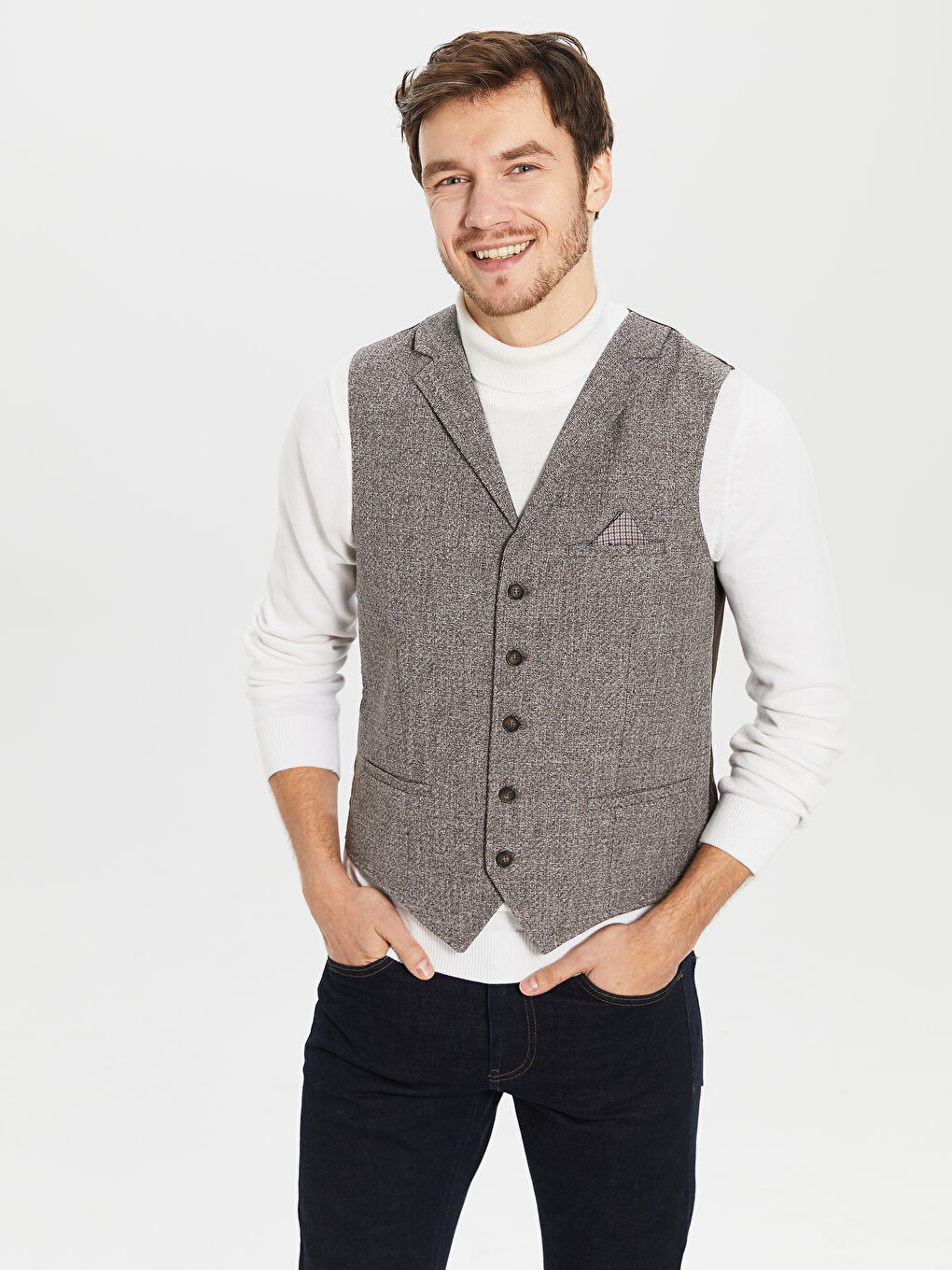 Slim Fit Men's Classic Vest