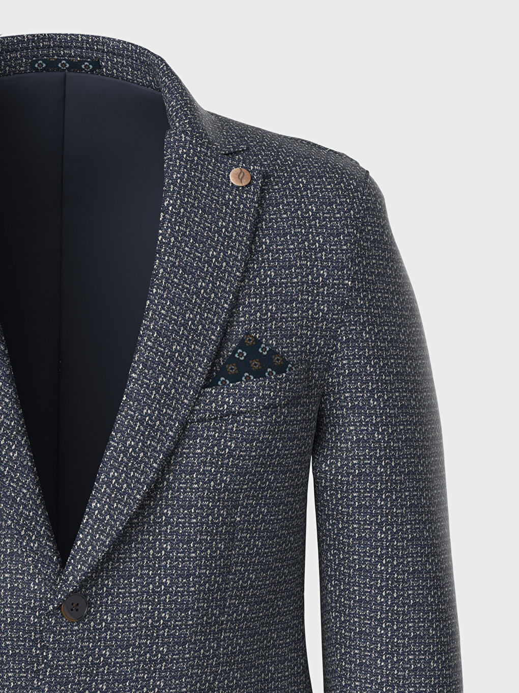 Man NAVY Blazer Jacket-2