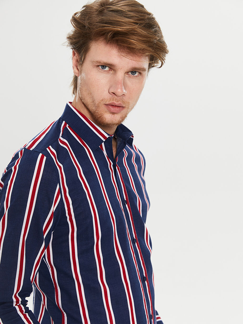 XSIDE Man NAVY Shirt -0S2486Z8-LGS