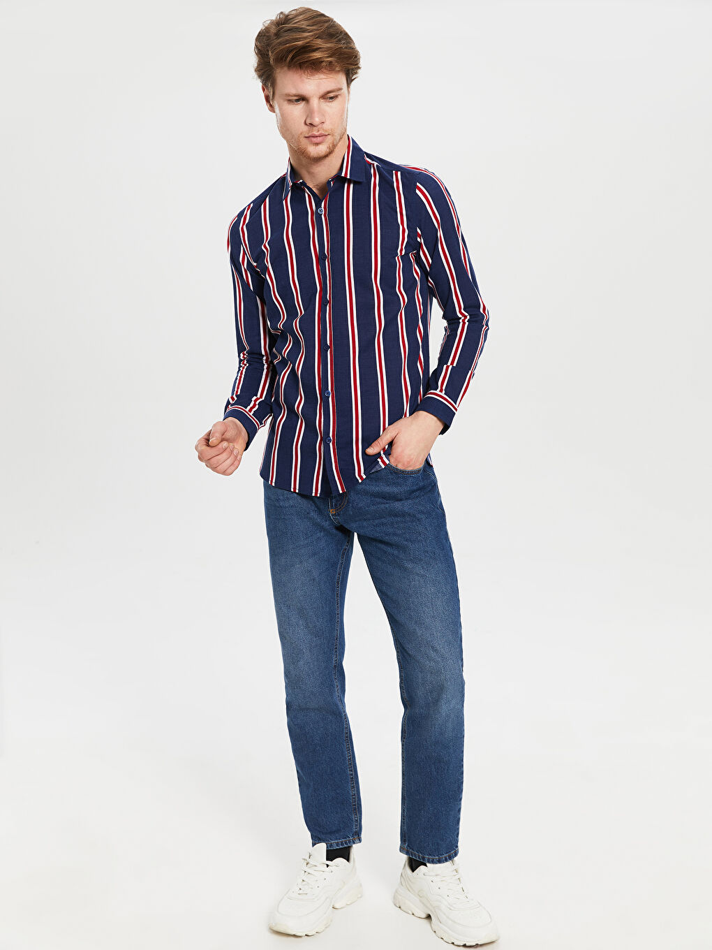 XSIDE Man NAVY Shirt -0S2486Z8-LGS