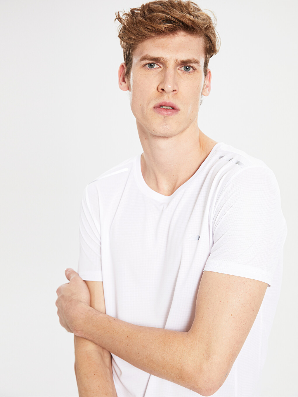 Crew Neck Active Sport T-shirt-2