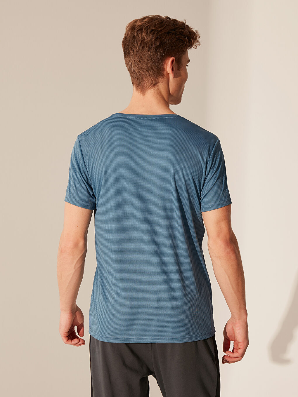 Crew Neck Active Sport T-Shirt-2