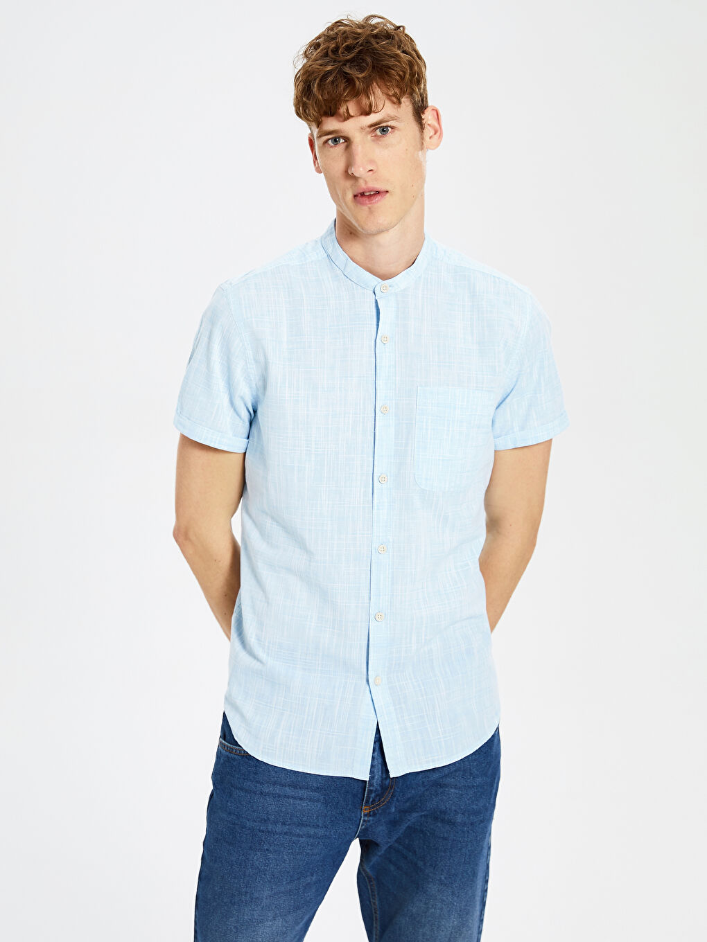 PLAVA Košulja Muškarac