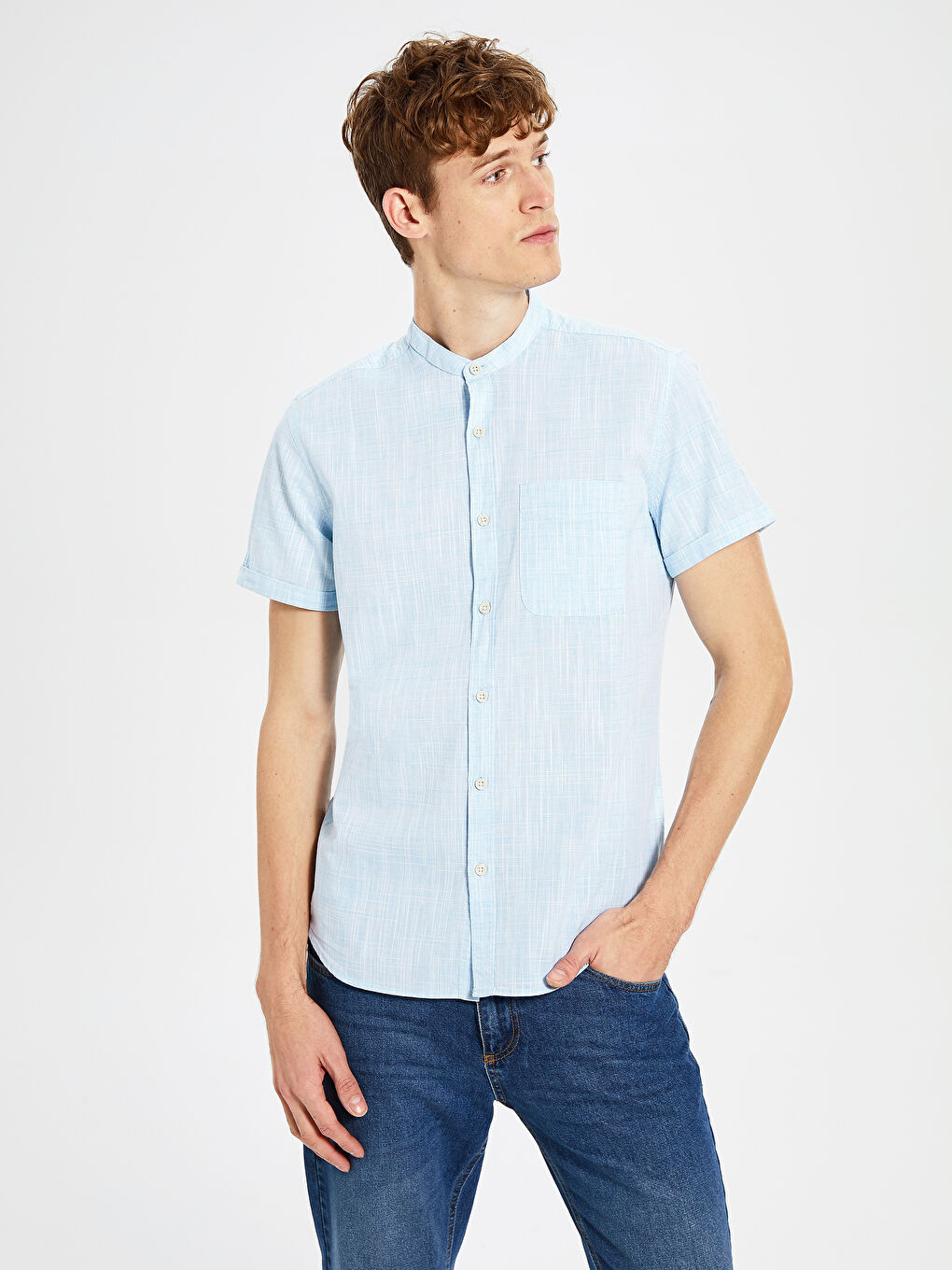 PLAVA Košulja Muškarac-1