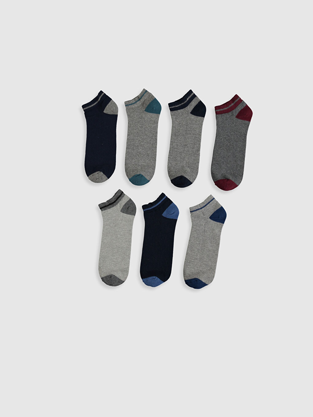 Karışık Erkek Patik Çorap 7'li-1