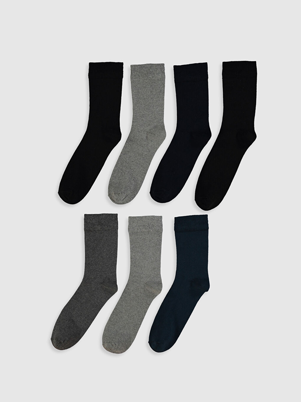 Antrasit Erkek Soket Çorap 7'li-1