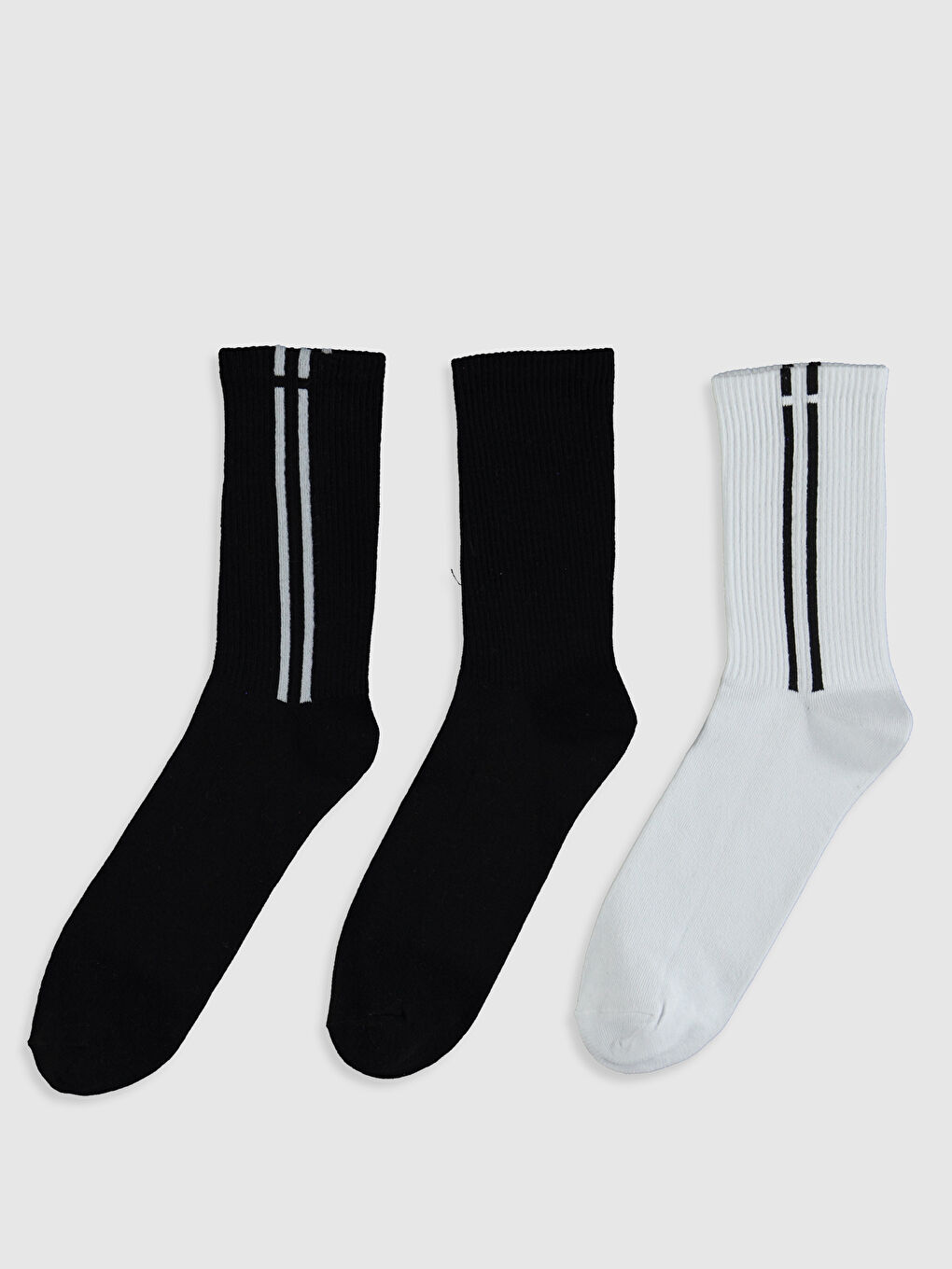 3-pack Striped Ankle Socks-1