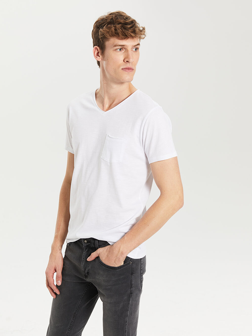 Футболка из чесаного хлопка для мужчин