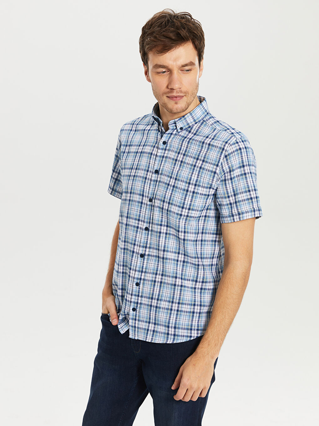 Chemise en Popeline pour Hommes