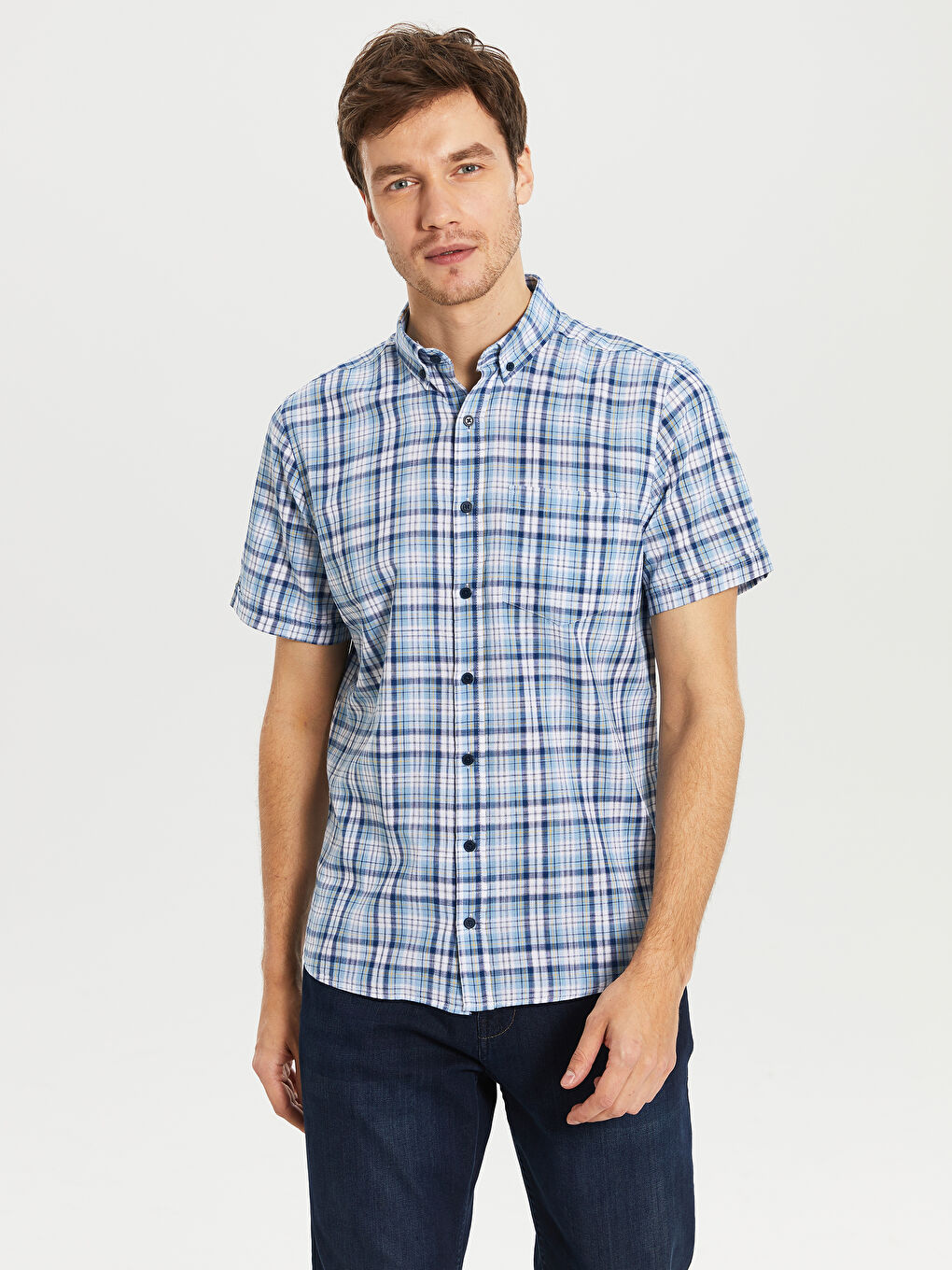 Chemise en Popeline pour Hommes-2