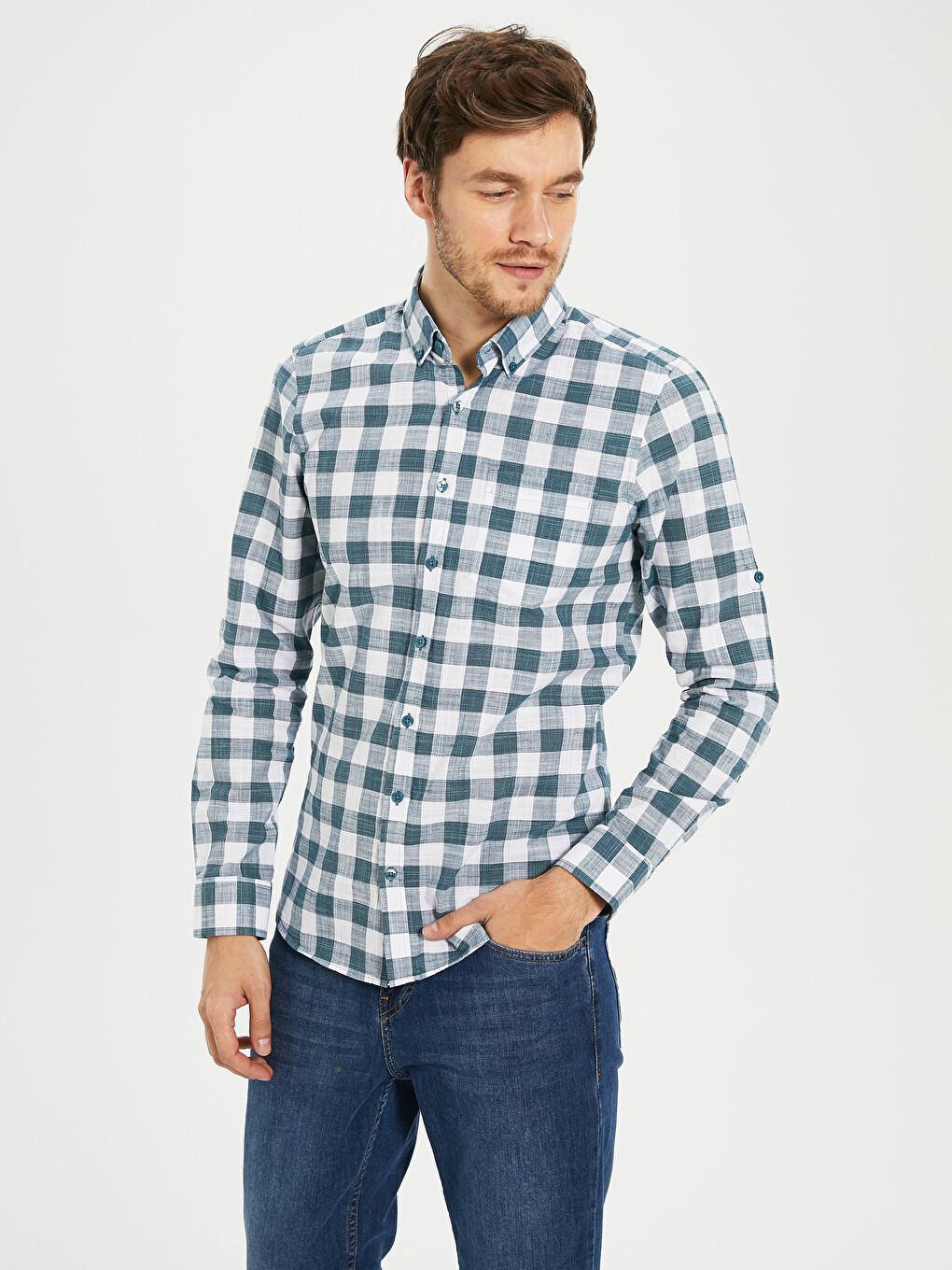 Poplin Men's Shirt-1