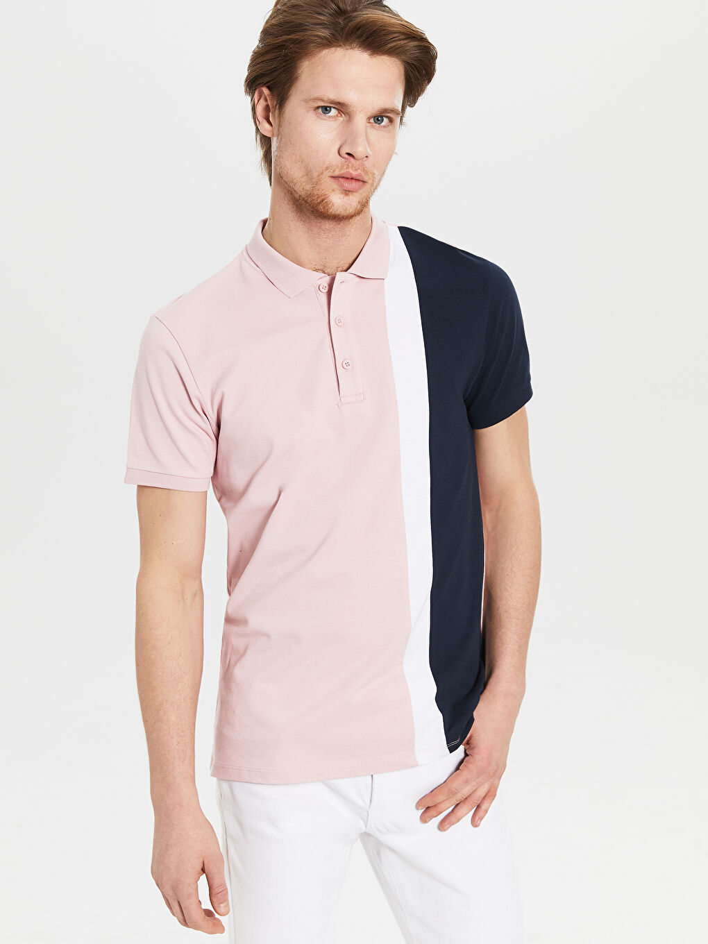 Pembe Pike Erkek Tişört