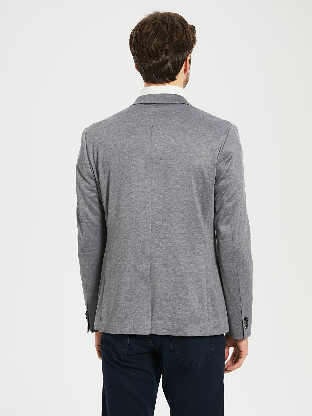 Gri Erkek Blazer Ceket-3