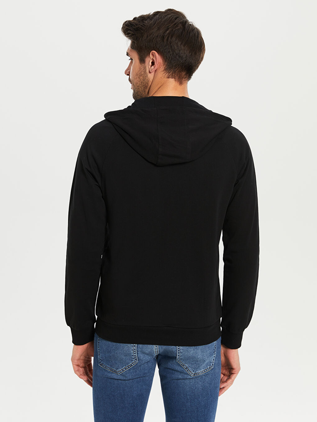 Sweat Zippé À Capuche Pour Hommes-3