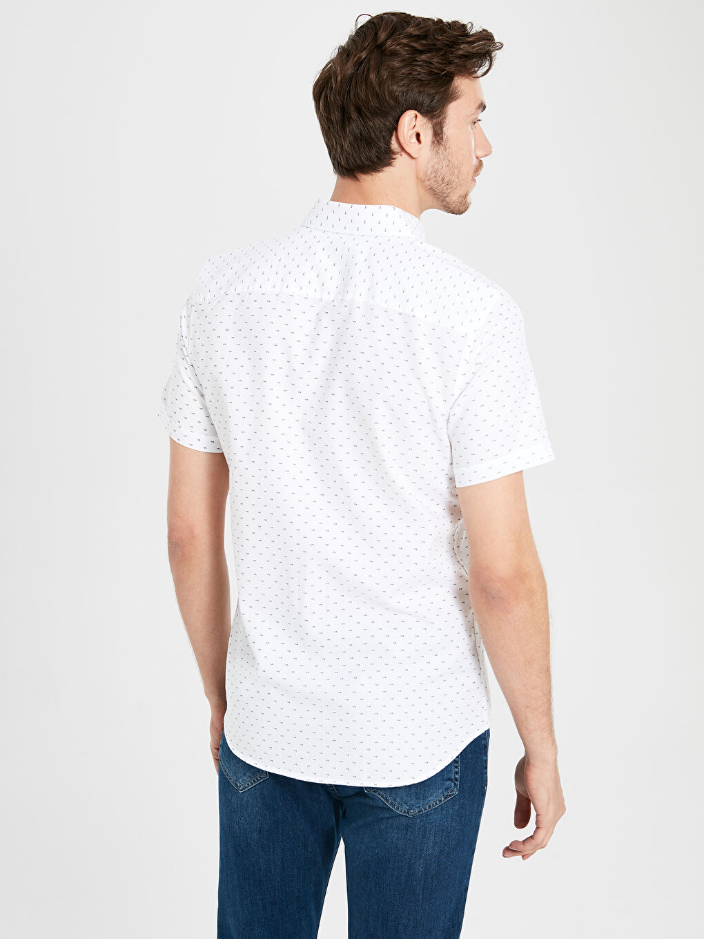 Beyaz Oxford Erkek Gömlek-2