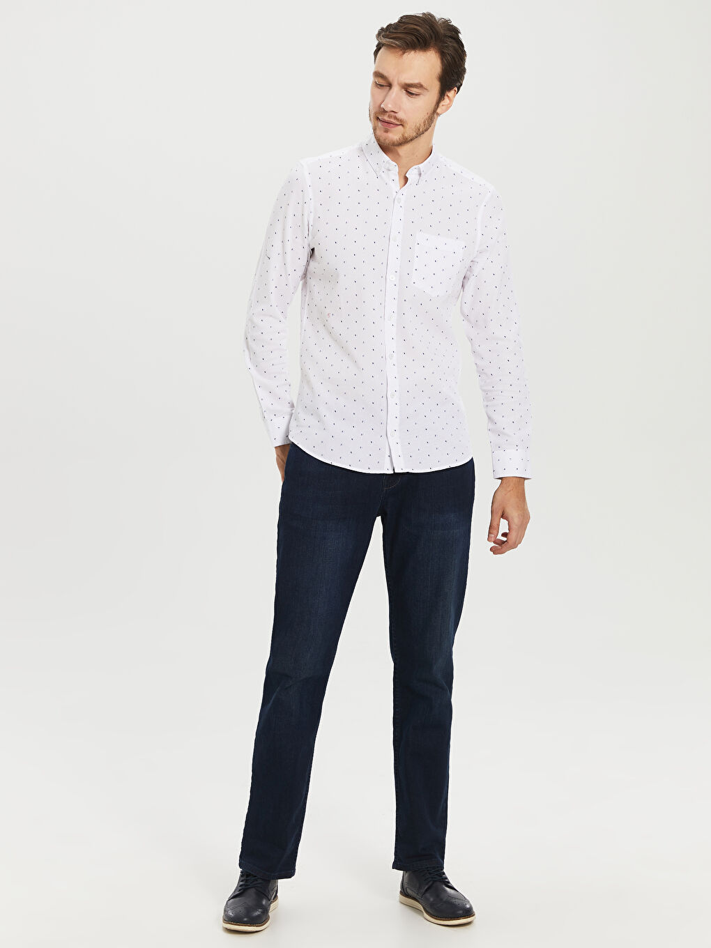 Chemise BLANC Homme-4