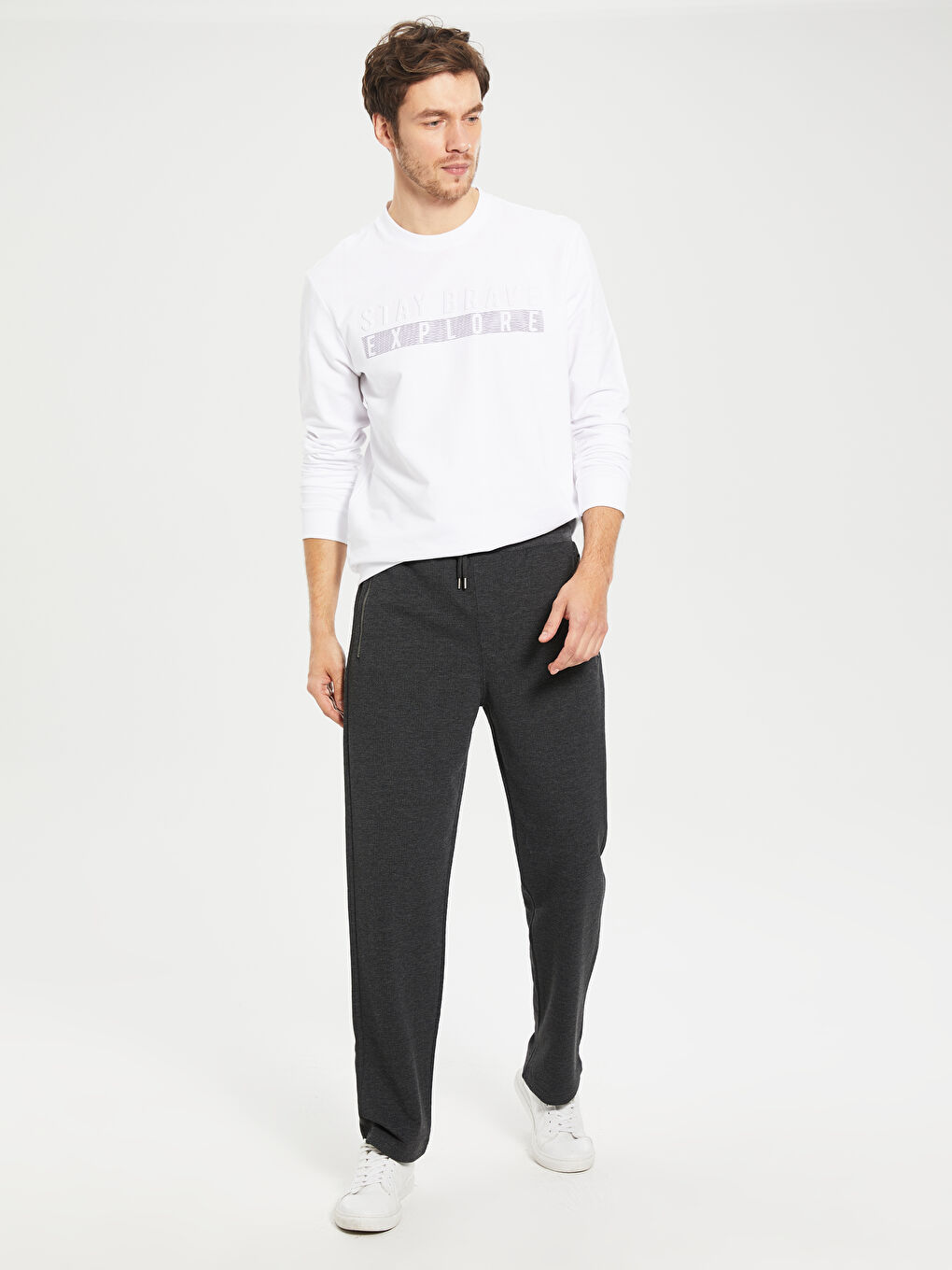 Antrasit Erkek Eşofman Altı