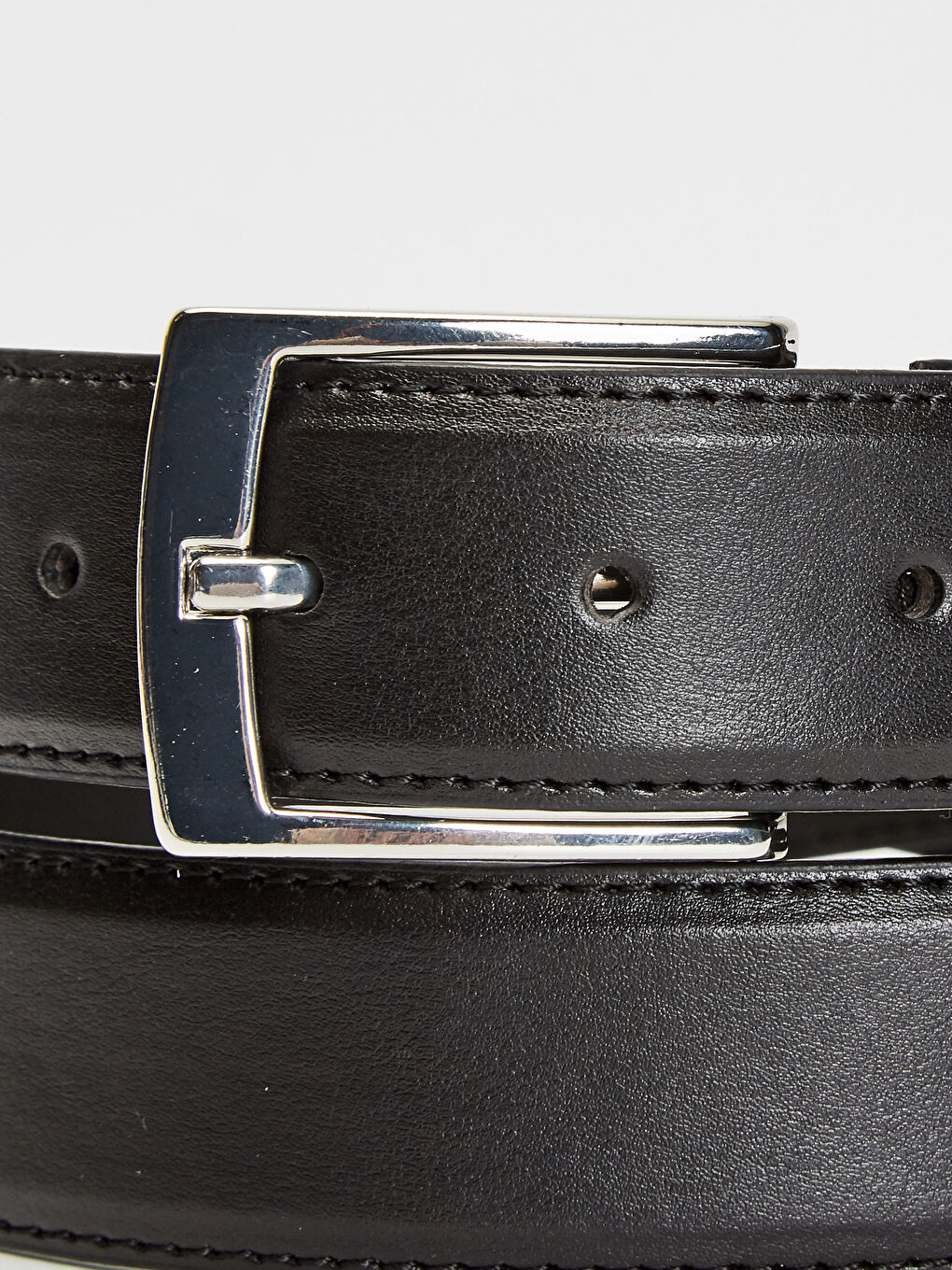 Siyah Deri Görünümlü Kemer-1