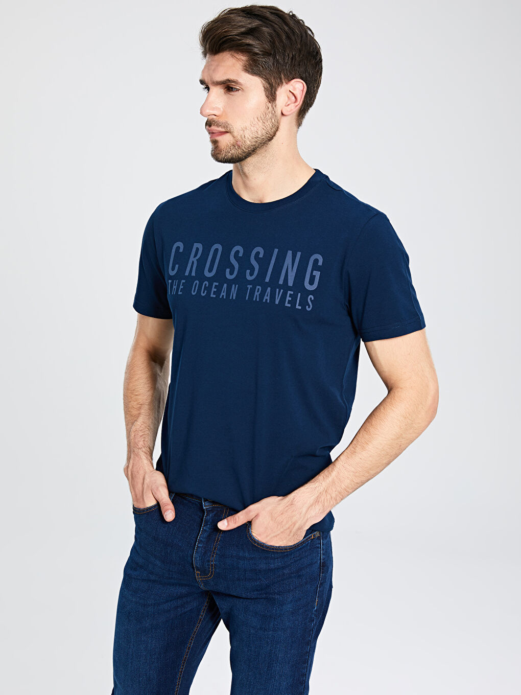 Футболка для чоловіків з чесаної бавовни-2