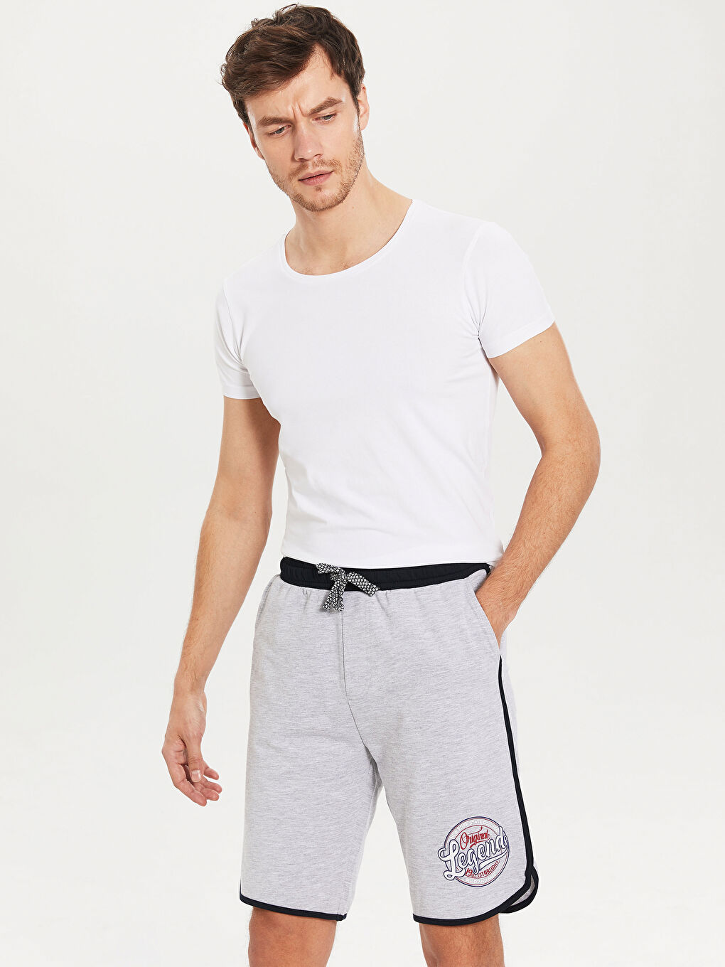 Gri Standart Kalıp Erkek Pijama Alt