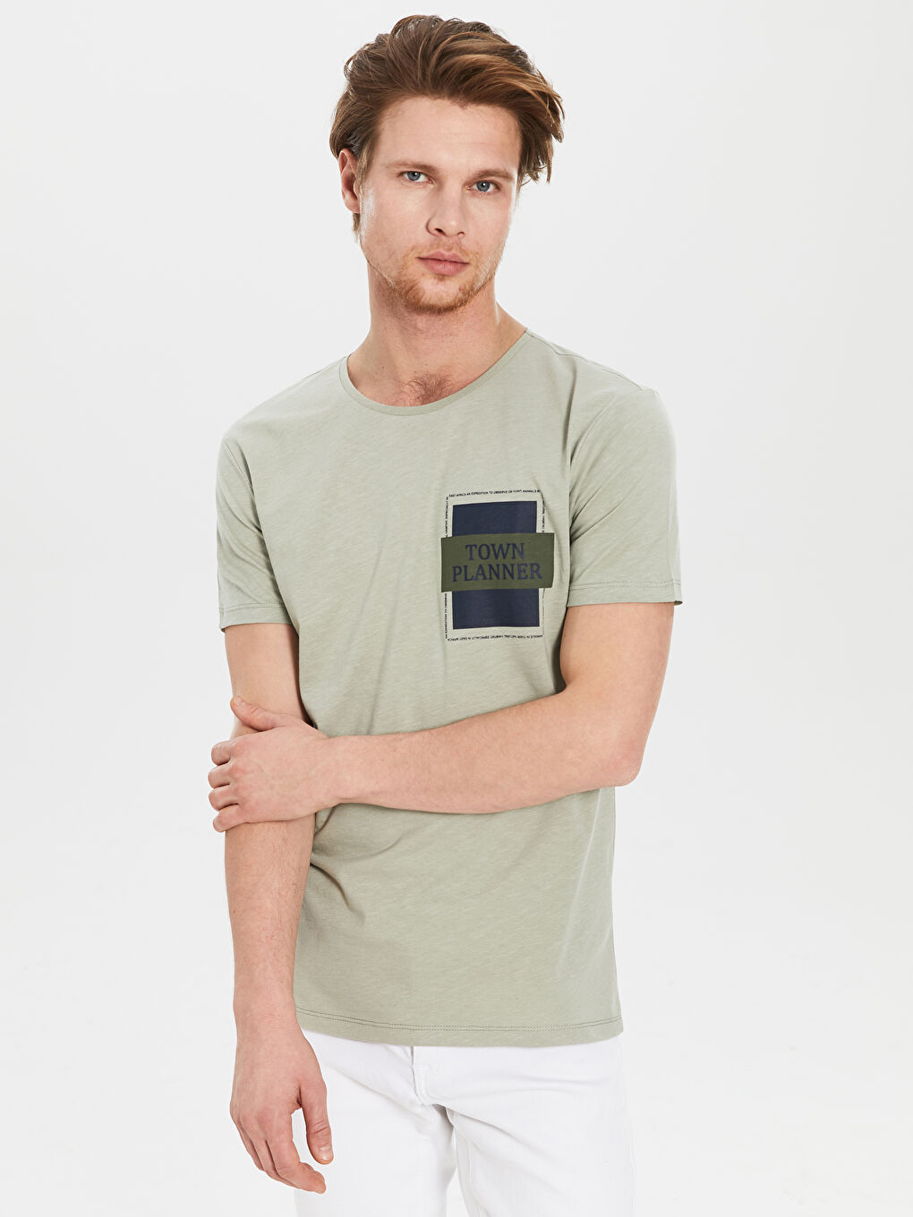 Gri Penye Erkek Tişört