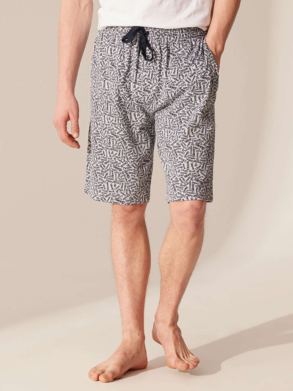 Мужские пижамные штаны стандартного кроя-2