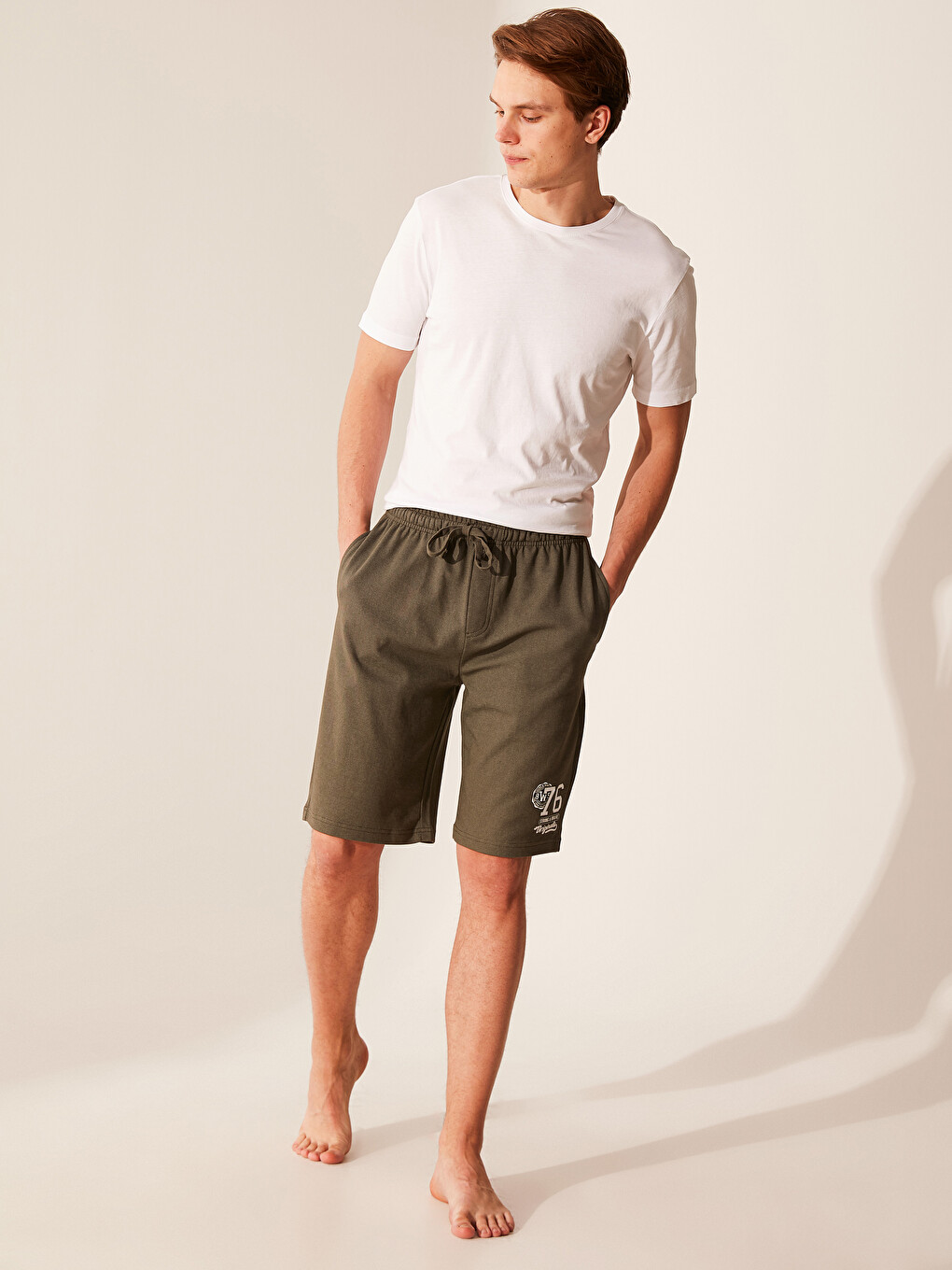 Bas De Pyjama Vert Homme-1