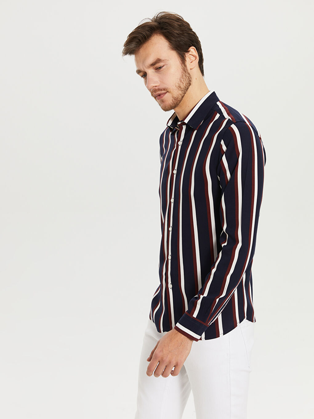 Lacivert Erkek Gömlek-2