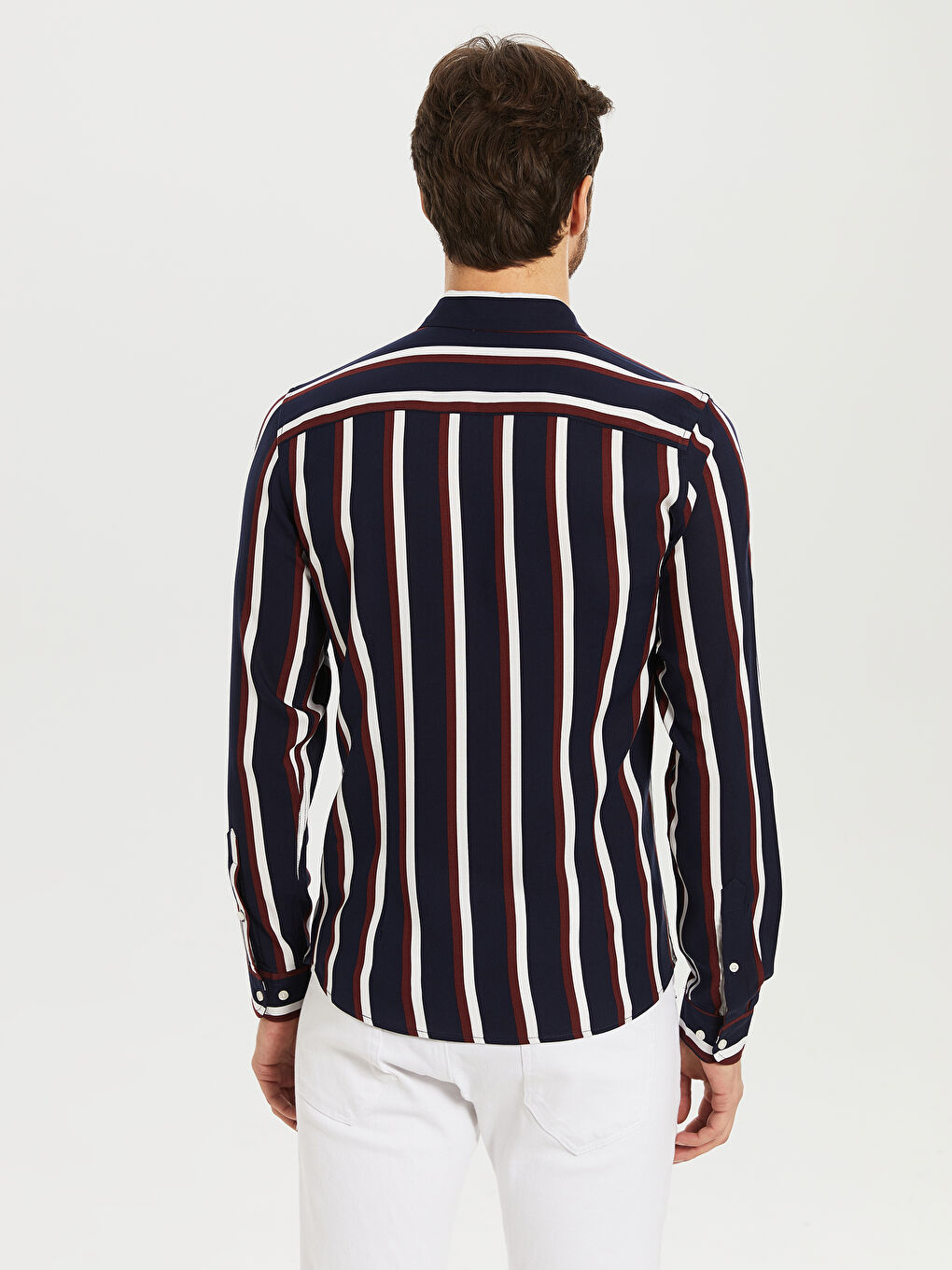 Lacivert Erkek Gömlek-3