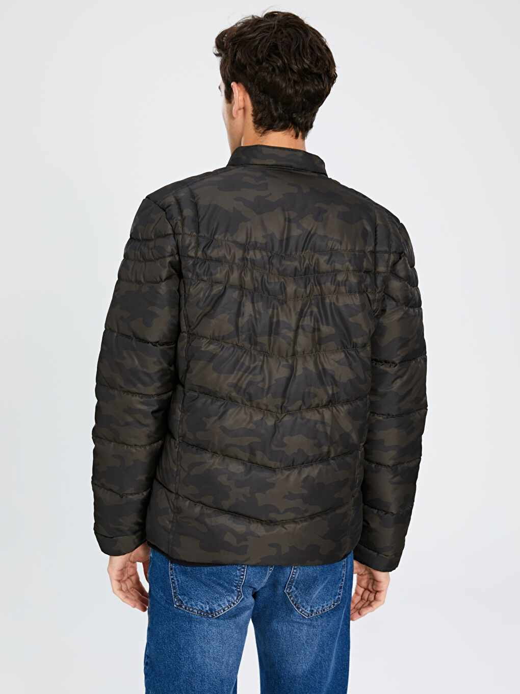 Haki Erkek Şişme Mont-4