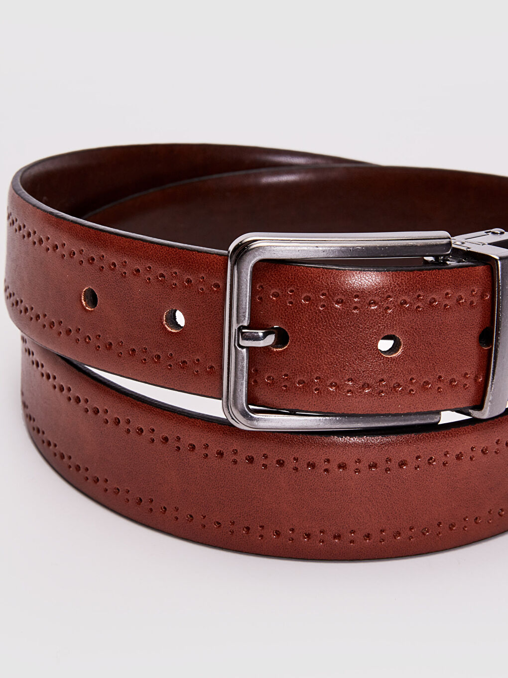 Kahverengi Çift Taraflı Kemer-2