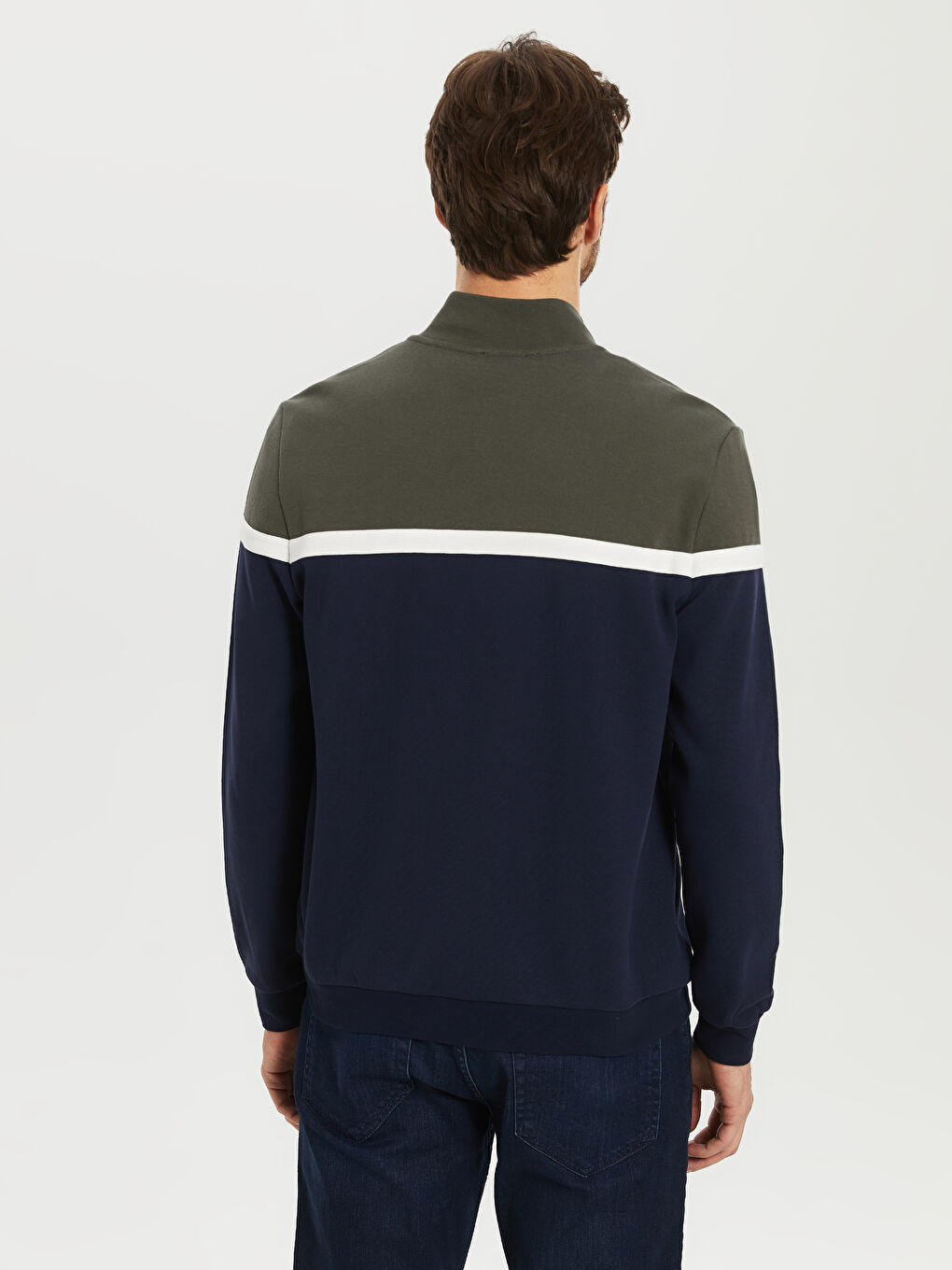 Haki Erkek Spor Hırka-2