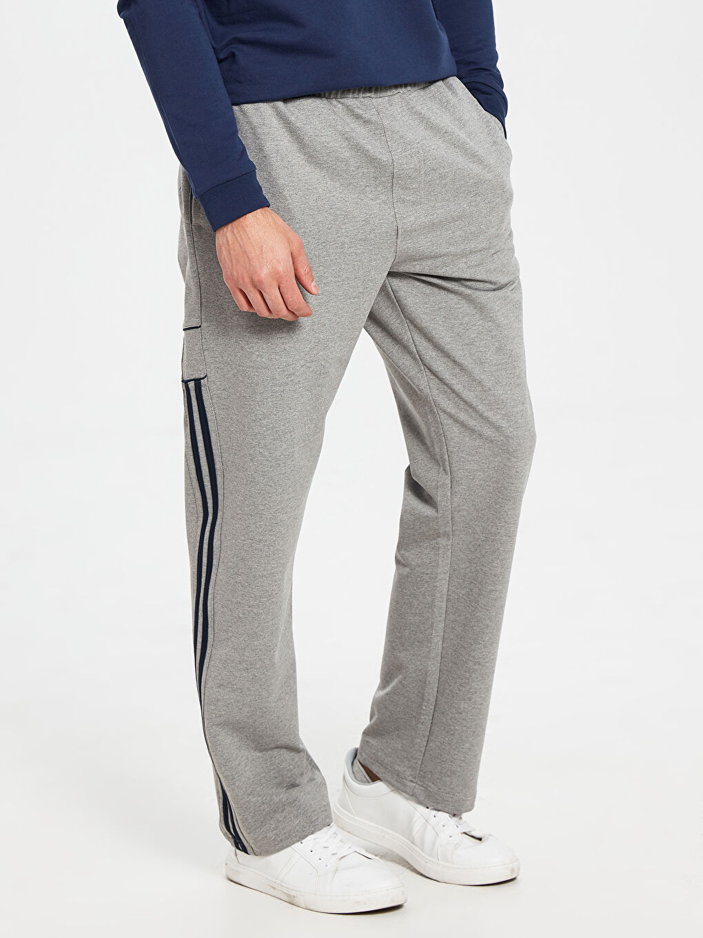 Gri Erkek Eşofman Altı-2