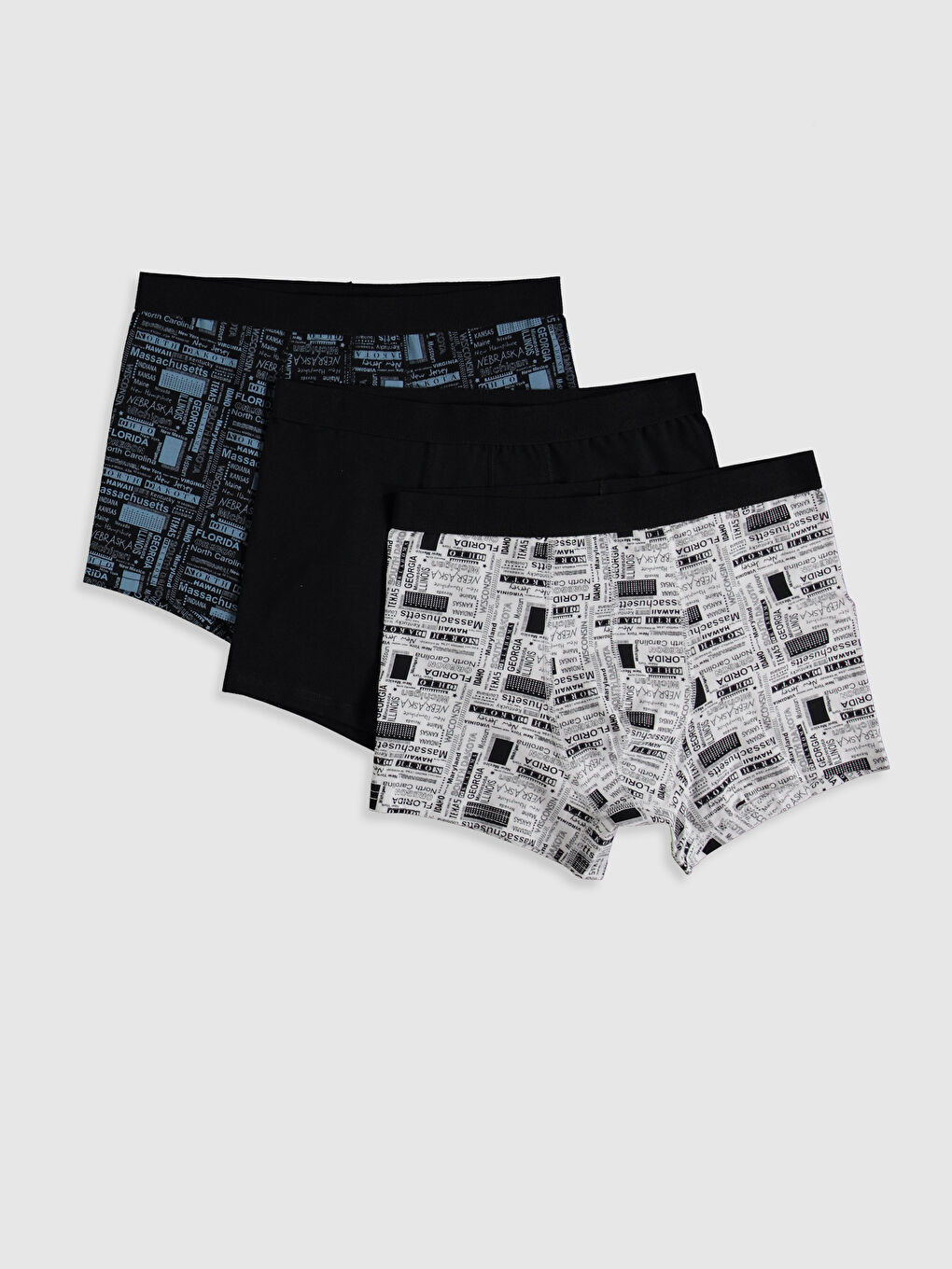 Мужчины Серый Трусы боксеры