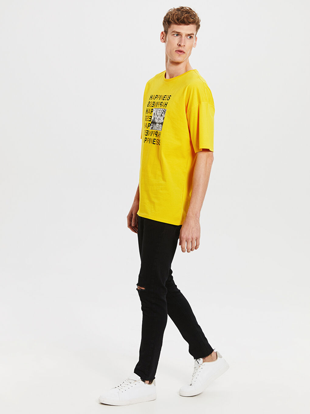 Orta Sarı Tişört-3