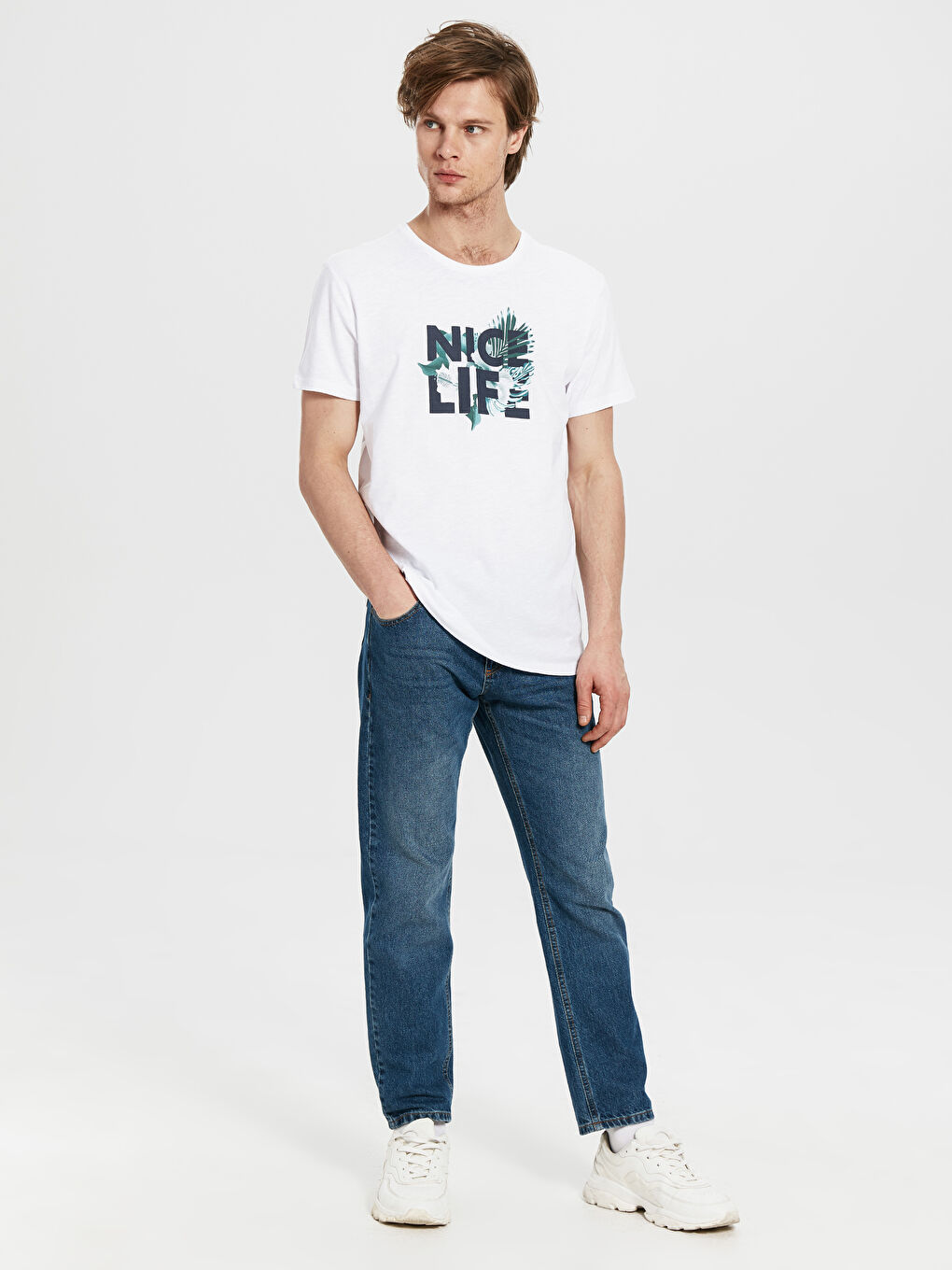 XSIDE Gekämmtes Baumwoll-T-Shirt für Herren -0S4068Z8-J5E