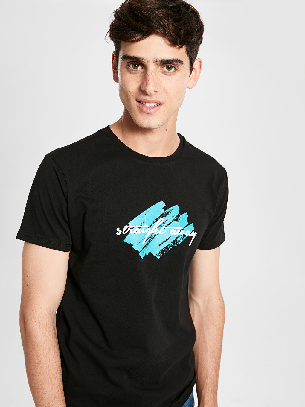 Футболка из чесаного хлопка для мужчин-2