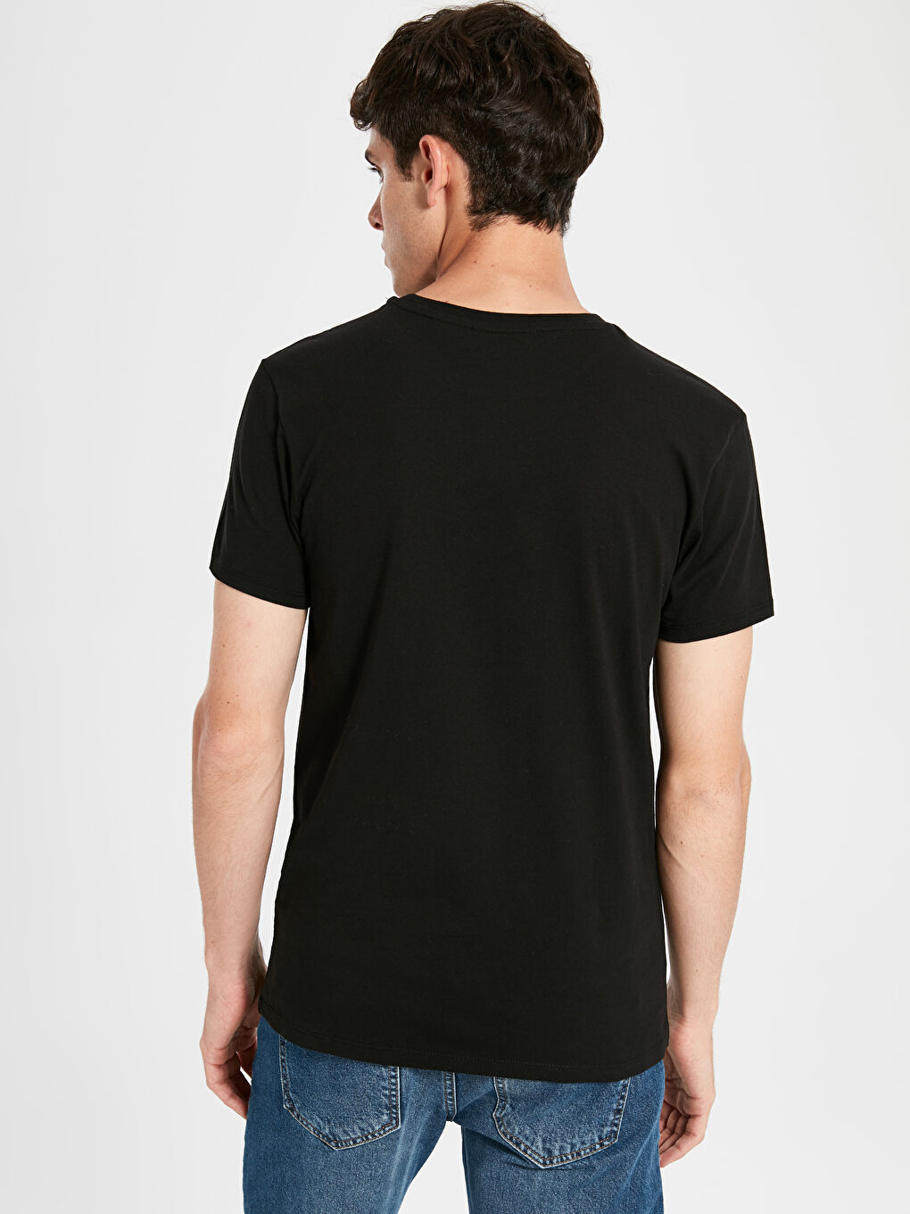 Футболка из чесаного хлопка для мужчин-3