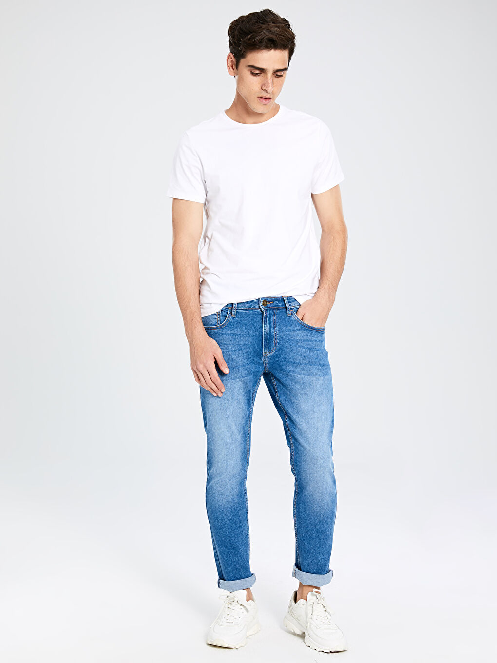 جينز نيلي رجال-1