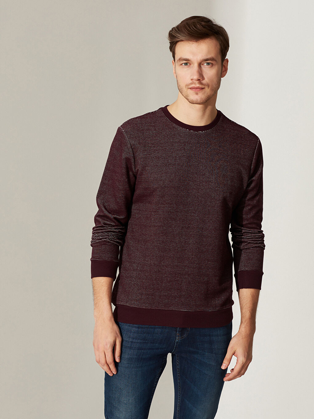 Man BORDEAUX Sweatshirt-2