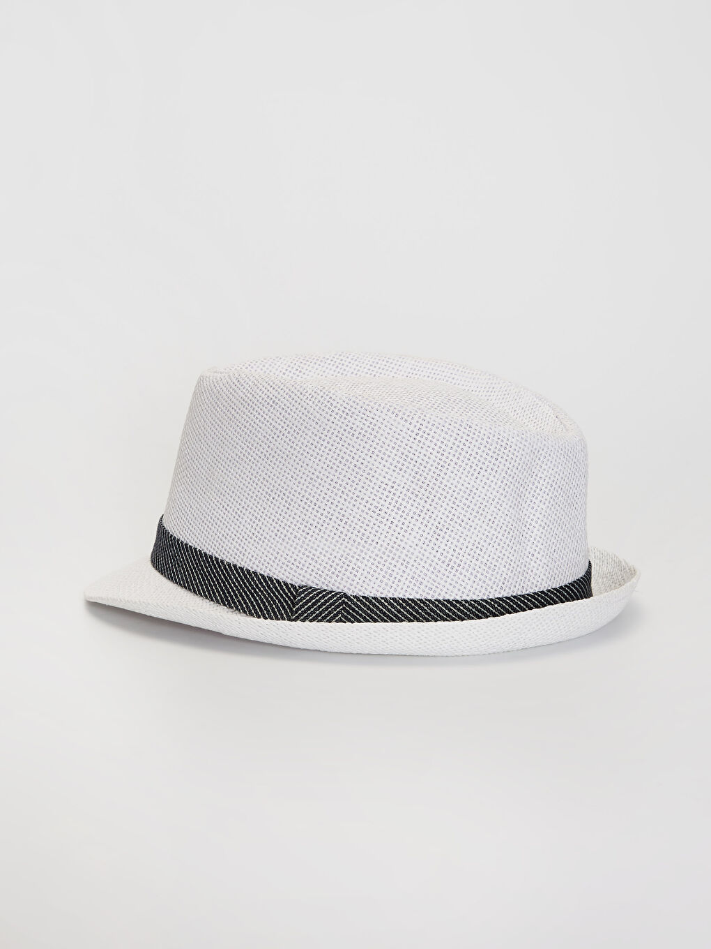 Piping Detailed Men's Straw Fort Hat-2